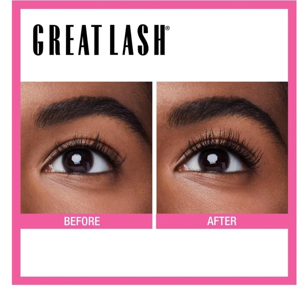 4/$20 Maybelline Great Lash BIG Washable Mascara, Blackest Black
